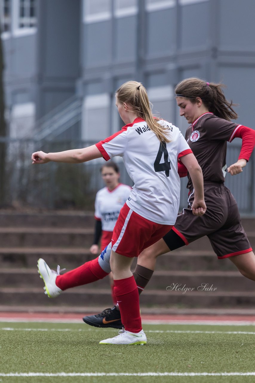 Bild 383 - B-Juniorinnen Walddoerfer - St.Pauli : Ergebnis: 4:1